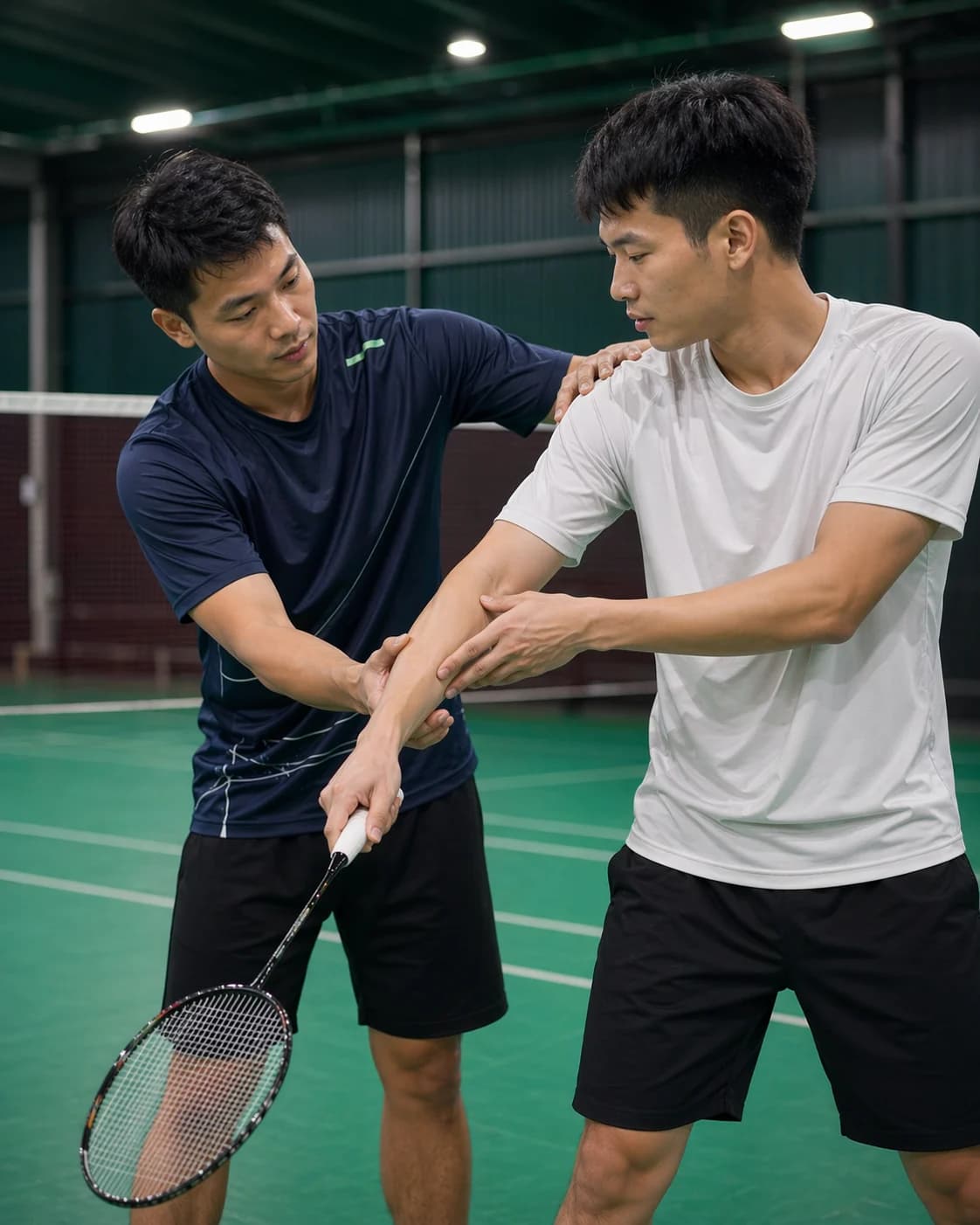 Hướng dẫn học viên trong buổi học 1 kèm 1